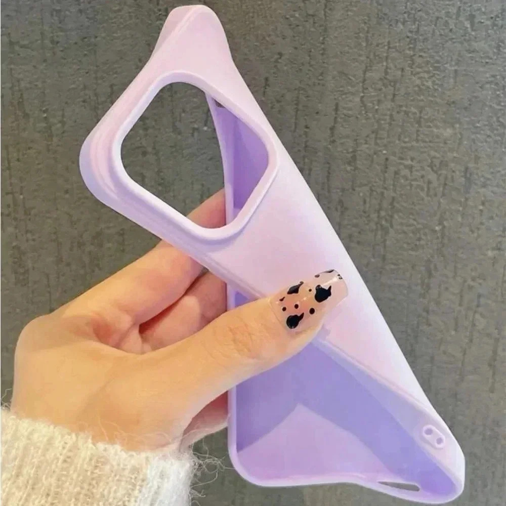 ⚠️Clearance iPhone 14/Pro/Pro Max Solid Purple Phone Case - Picture 3 of 4